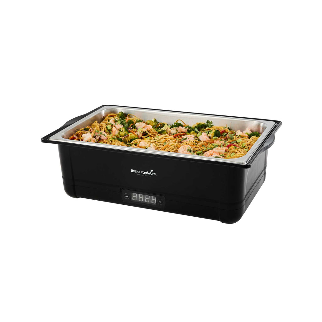 Cater Tek 14 qt Full Size Electric Chafer - Food Pan, Digital Temperature Control, 120V, 760W - 1 count box