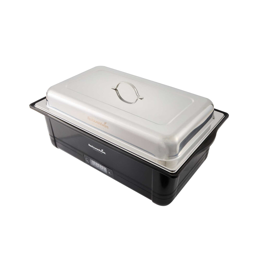 Cater Tek 14 qt Full Size Electric Chafer - Food Pan, Digital Temperature Control, 120V, 760W - 1 count box