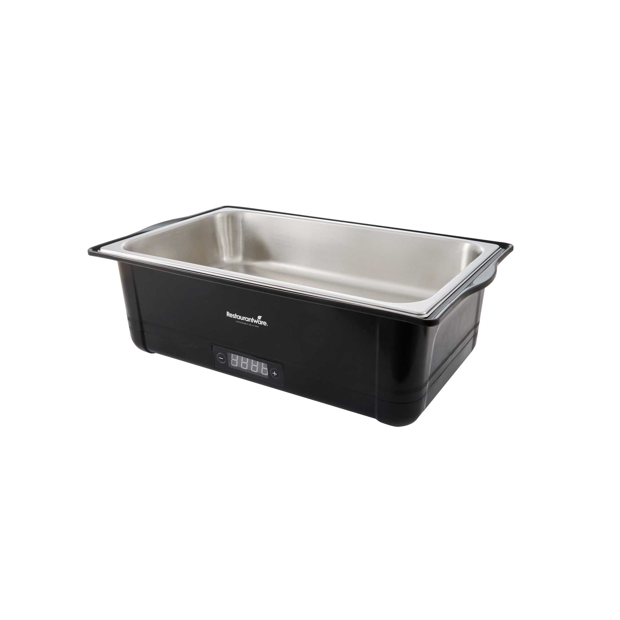 Cater Tek 14 qt Full Size Electric Chafer - Food Pan, Digital Temperature Control, 120V, 760W - 1 count box