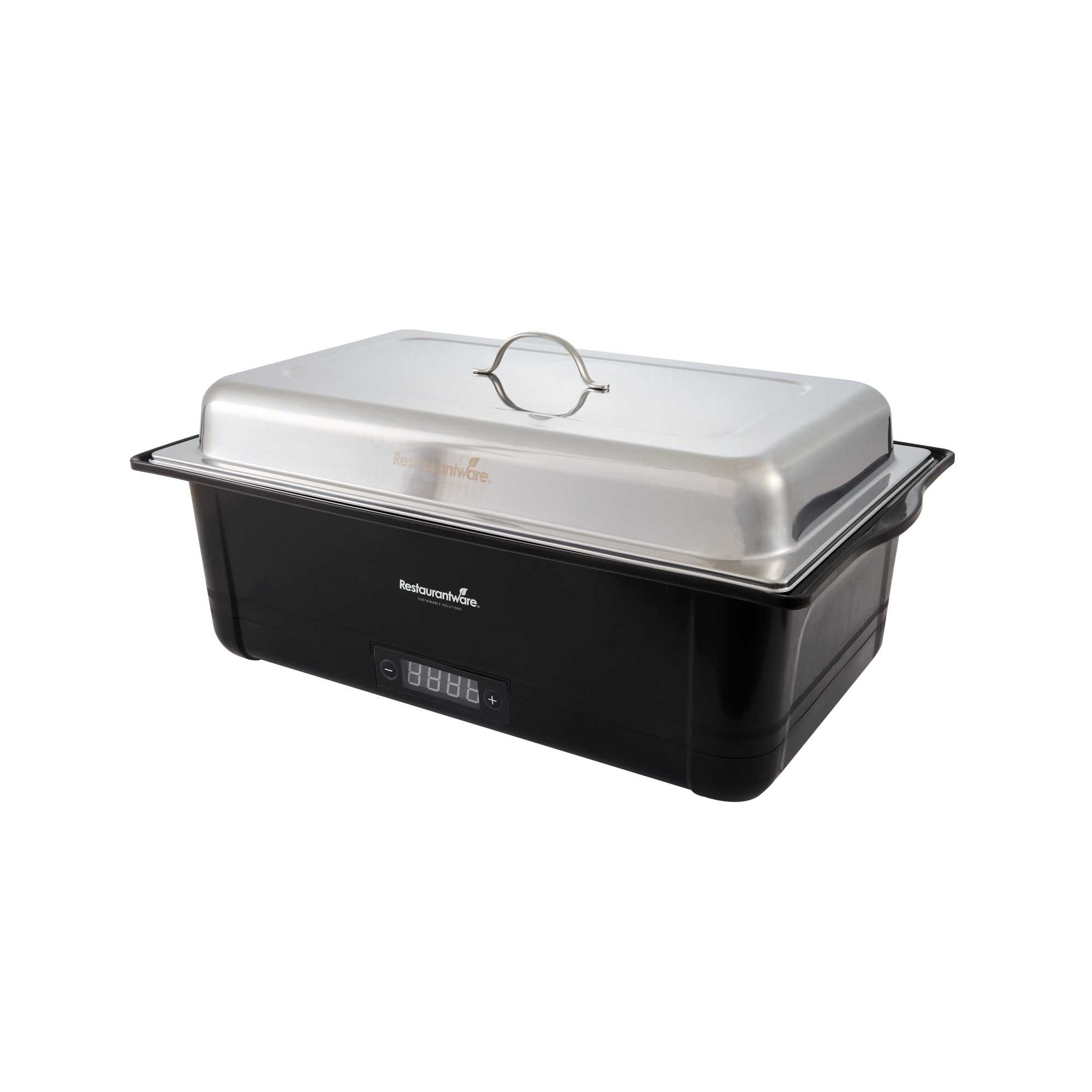 Cater Tek 14 qt Full Size Electric Chafer - Food Pan, Digital Temperature Control, 120V, 760W - 1 count box