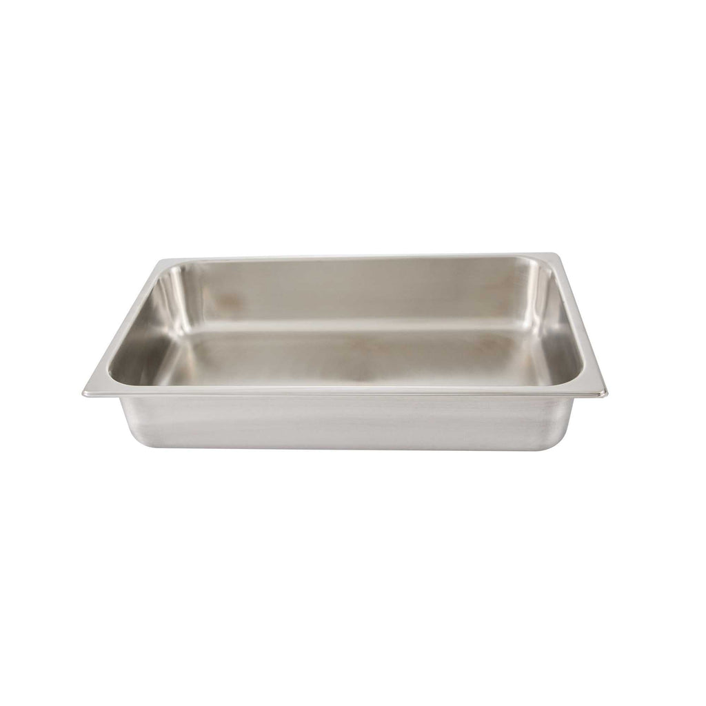 Cater Tek 14 qt Full Size Electric Chafer - Roll Top Cover, Food Pan, Stand, Digital Temperature Control, 120V, 760W - 1 count box