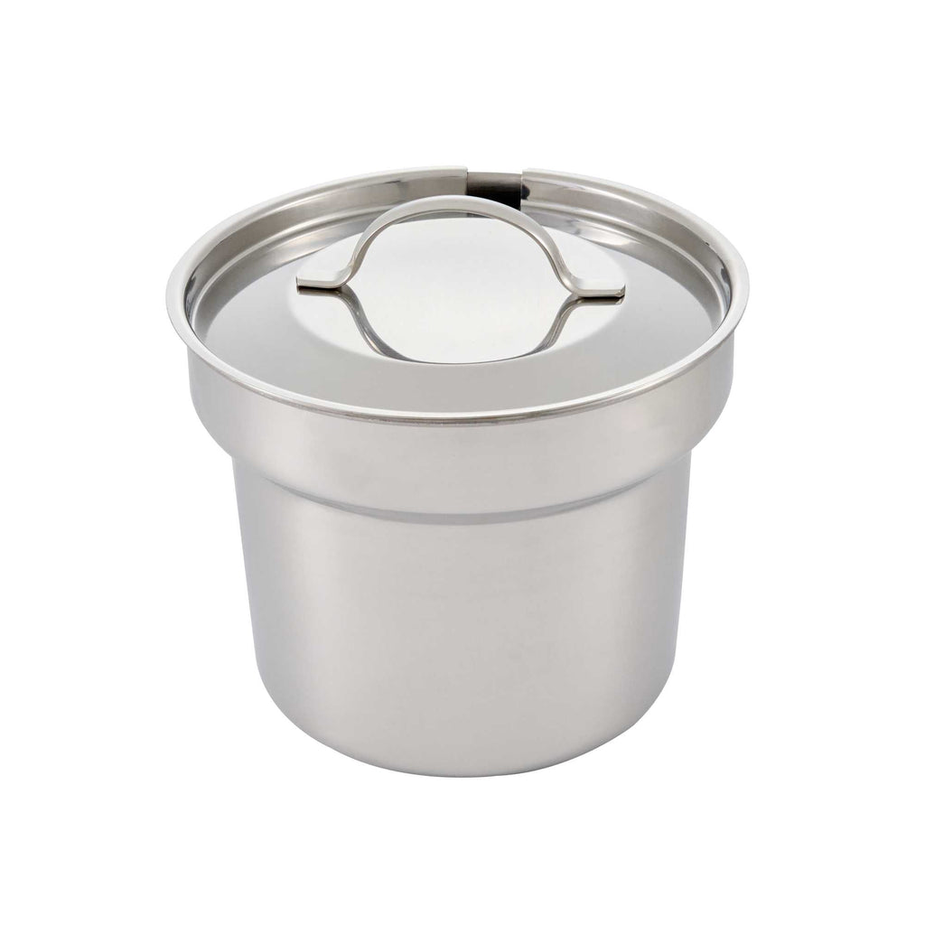 Cater Tek 8 qt Full Size Electric Soup Station - 2 Bain Marie Pots - , 2 Ladles, Stand, 120V, 760W - 1 count box