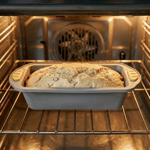 Pastry Tek Gray Silicone Bread Loaf Pan - Non-Stick, with Handles - 9 1/4" x 5 1/2" x 2 1/4" - 10 count box