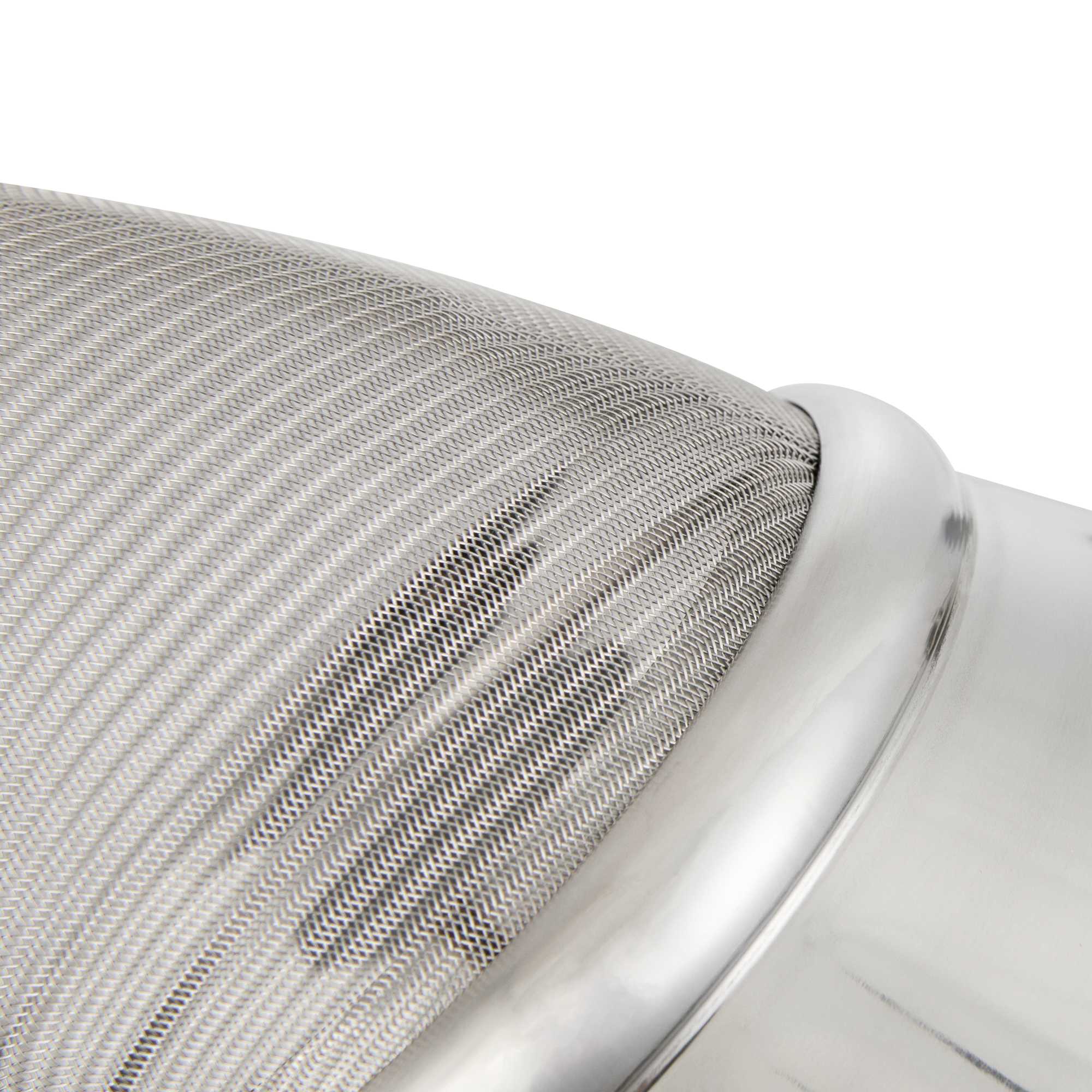 Met Lux Stainless Steel Bouillon / Chinois Strainer - Extra Fine Mesh - 8" - 1 count box