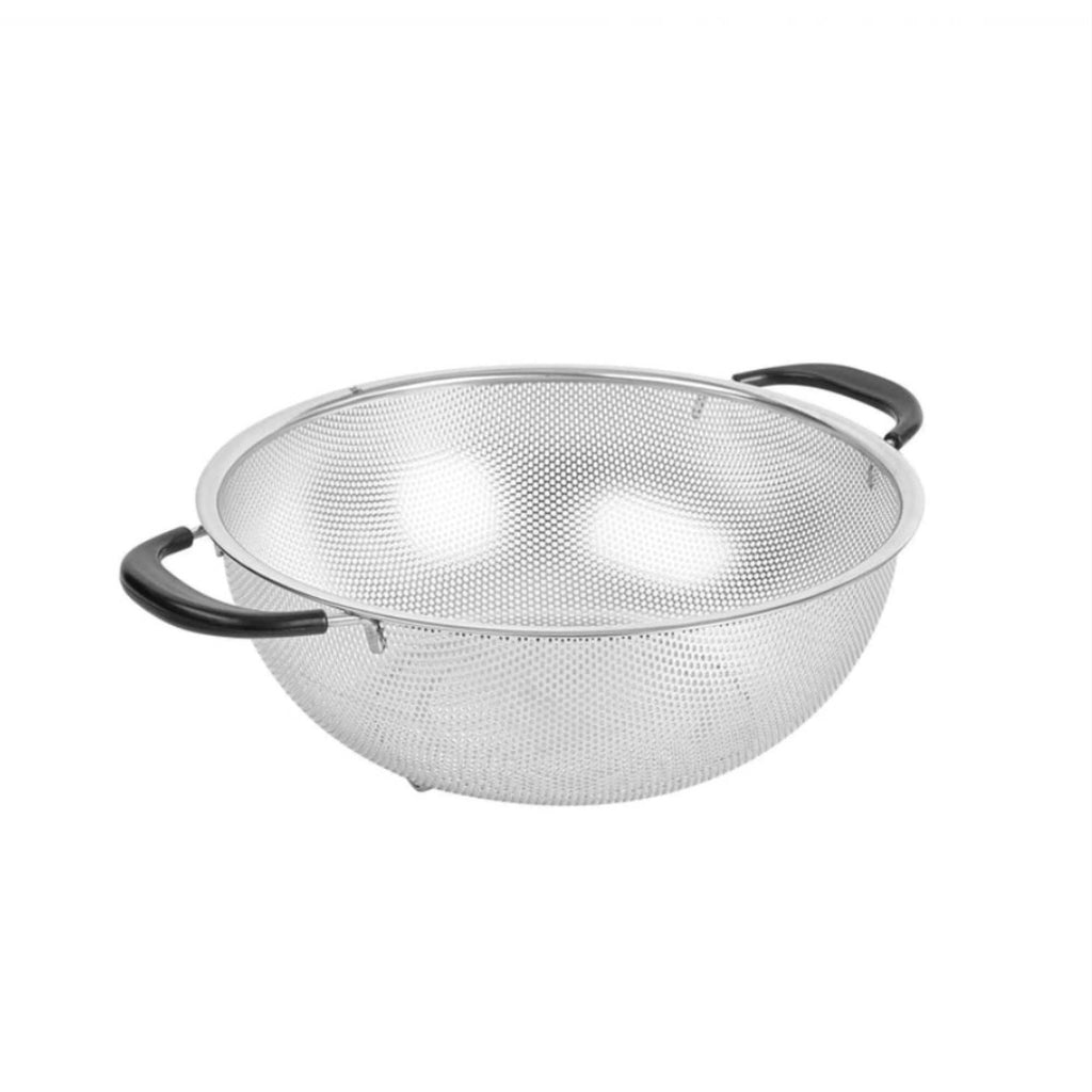 Met Lux 5 qt Stainless Steel Mesh Colander - with Handles - 1 count box