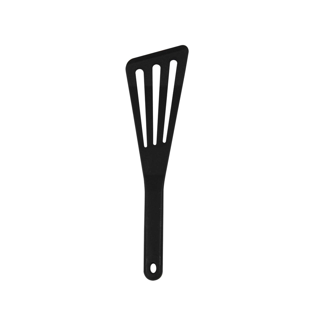 Met Lux Black Silicone High Temperature Slotted Turner / Spatula - 12 1/4" - 1 count box