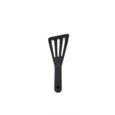 Met Lux Black Silicone High Temperature Slotted Turner / Spatula - 12 1/4" - 1 count box