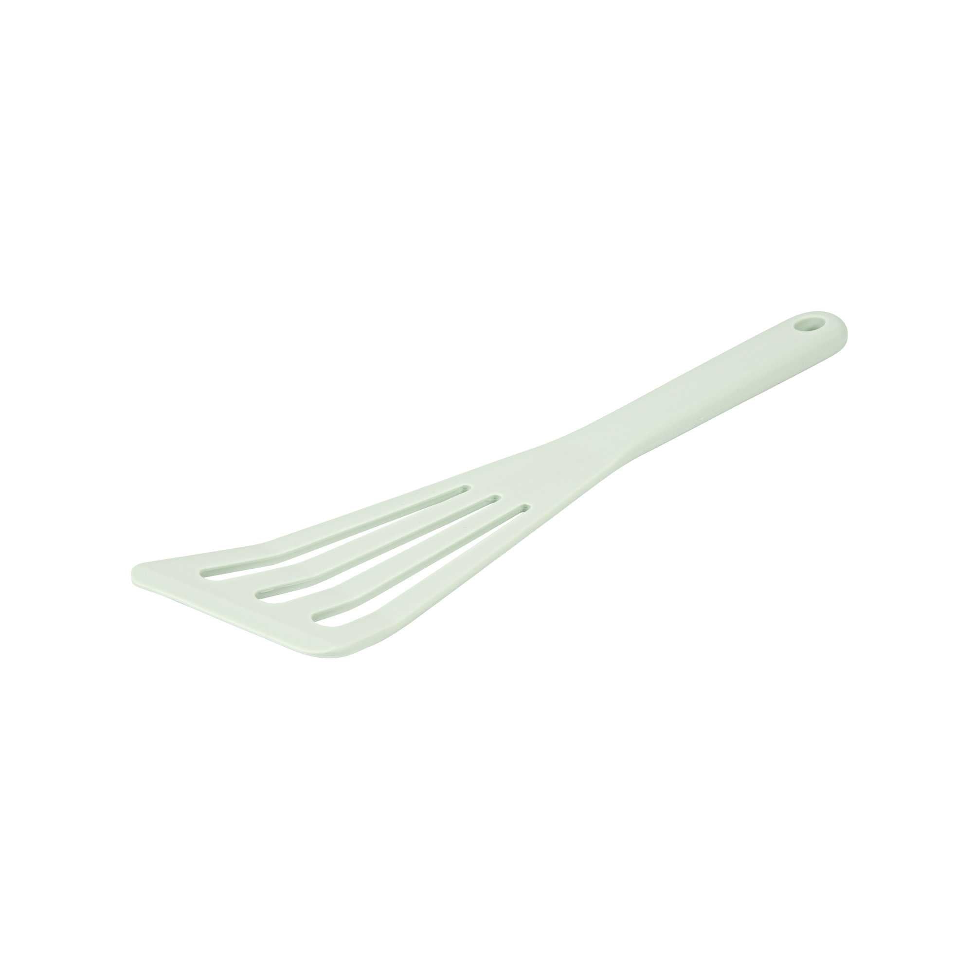 Met Lux Teal Silicone High Temperature Slotted Turner / Spatula - 12 1/4" - 1 count box