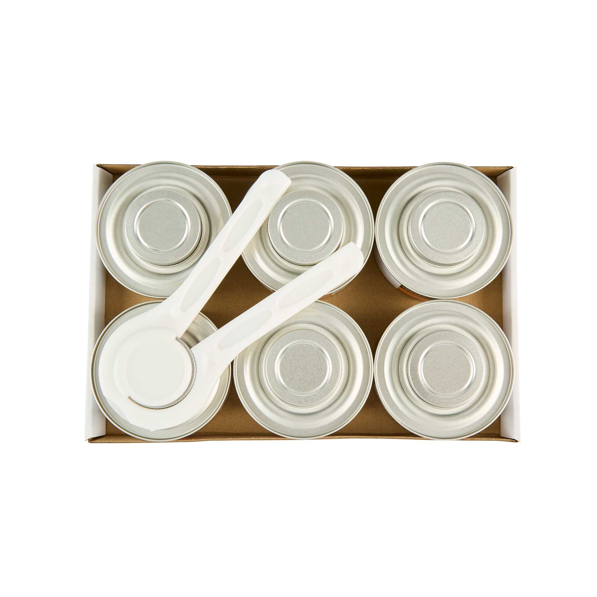 Fire Tek 4 Hour Wick Chafing Fuel - 6 Pack, with Safety Twist Cap and Lid Opener - 1 count box