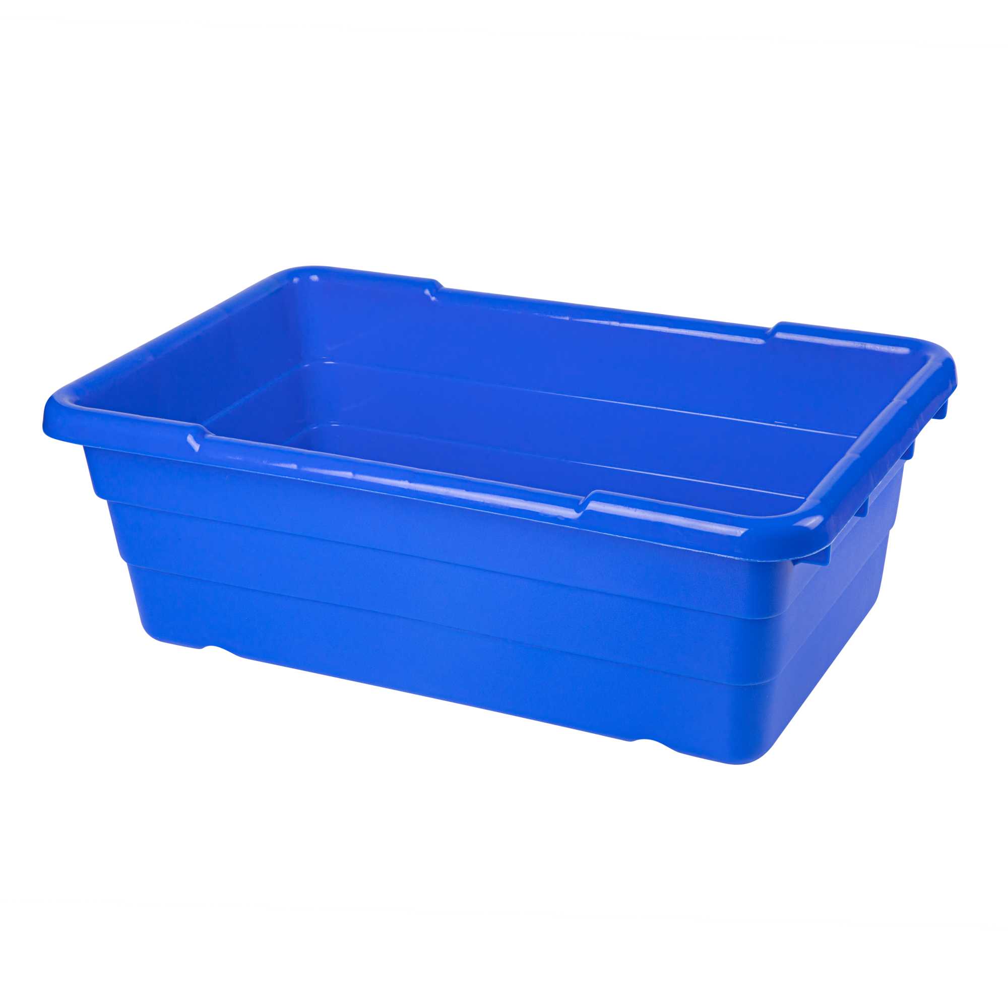 Met Lux Blue Meat Lug / Tote Box - 25" x 16" x 8 3/4" - 1 count box