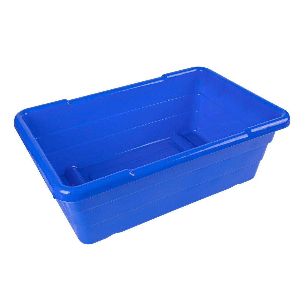 Met Lux Blue Meat Lug / Tote Box - 25" x 16" x 8 3/4" - 1 count box
