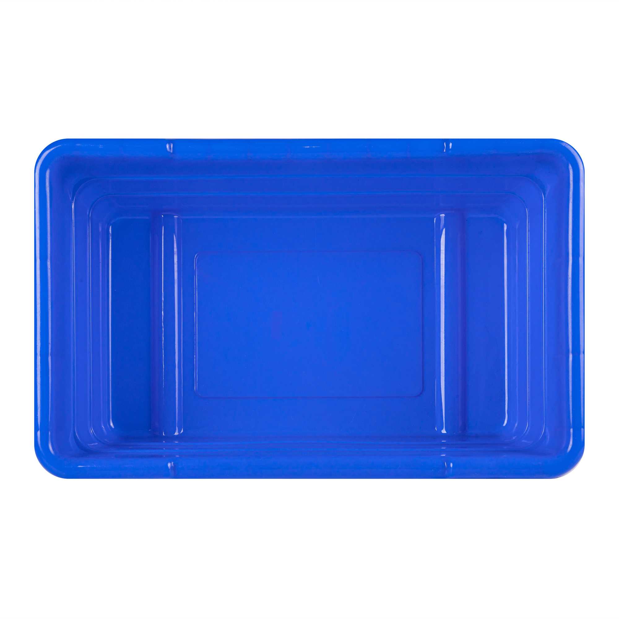 Met Lux Blue Meat Lug / Tote Box - 25" x 16" x 8 3/4" - 10 count box