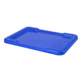 Met Lux Blue Recessed Lid - Fits Meat Lug / Tote Box - 25" x 16" - 1 count box