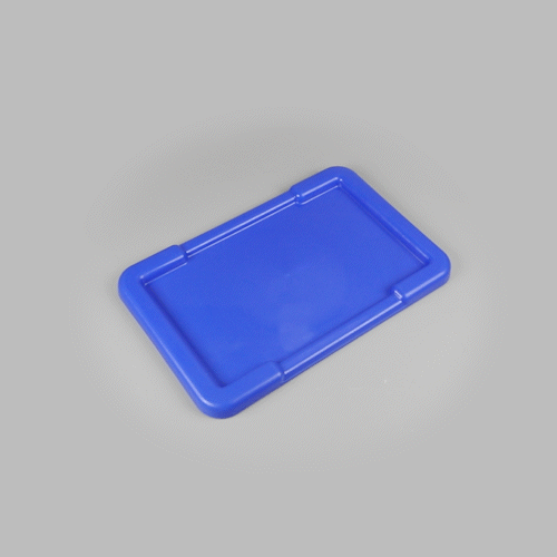 Met Lux Blue Recessed Lid - Fits Meat Lug / Tote Box - 25" x 16" - 1 count box