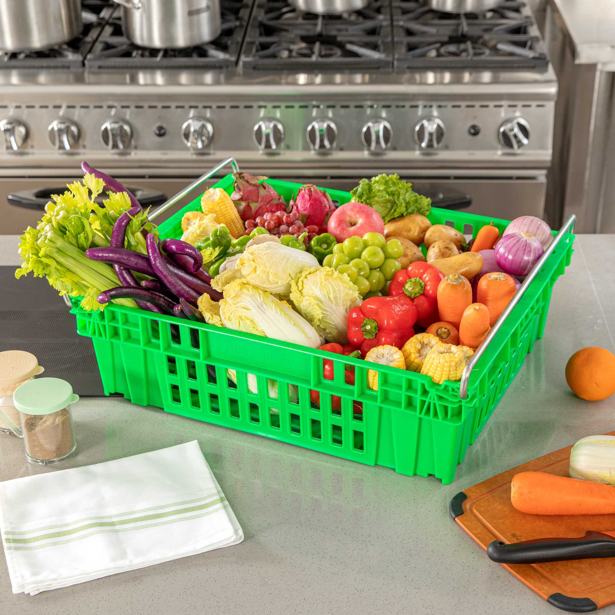 Met Lux Green Chill Tray - 23 3/4" x 19 3/4" x 7" - 10 count box