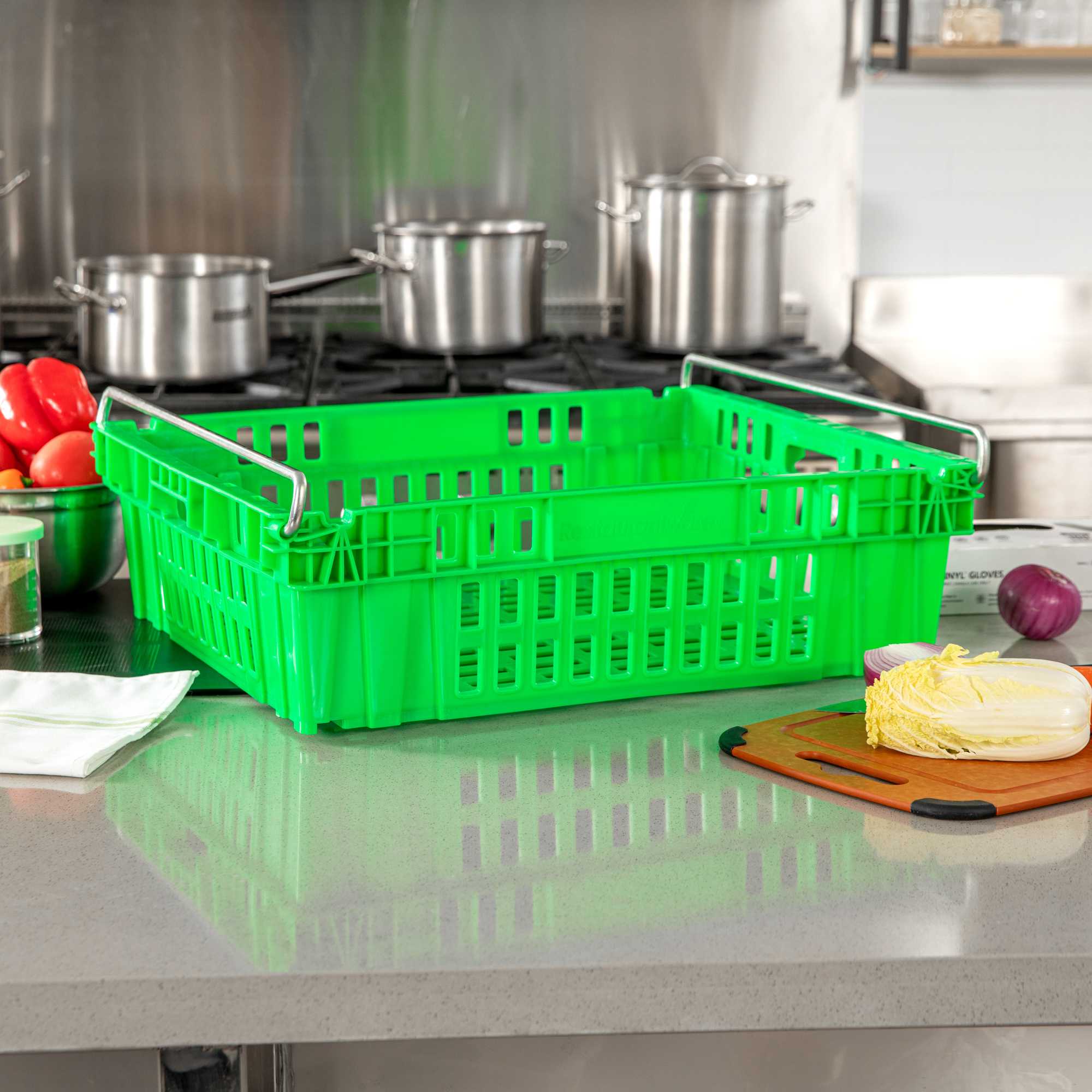Met Lux Green Chill Tray - 23 3/4" x 19 3/4" x 7" - 10 count box