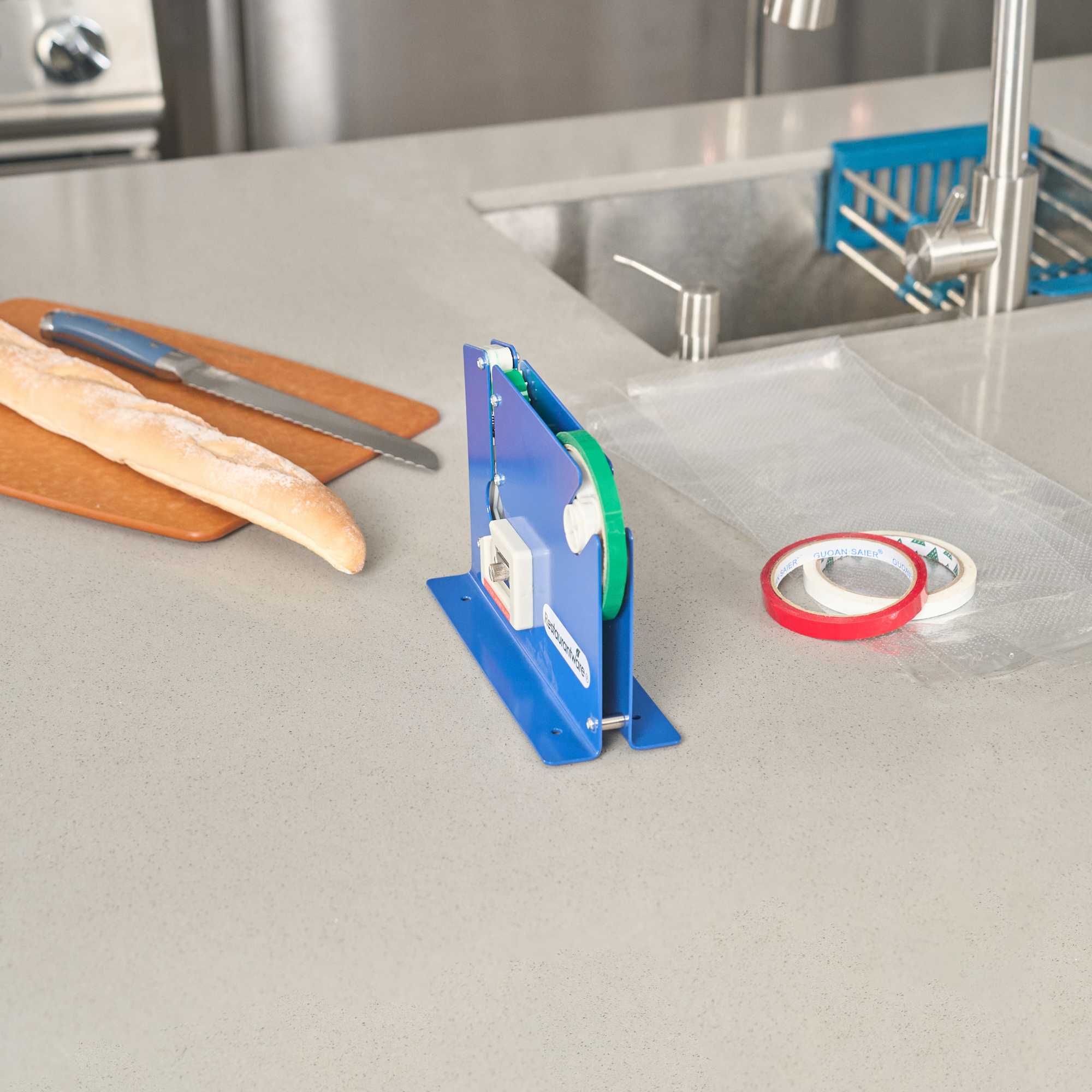 Handy Tek Poly Bag Sealer Tape Dispenser - 8 1/2" x 3" x 6" - 1 count box