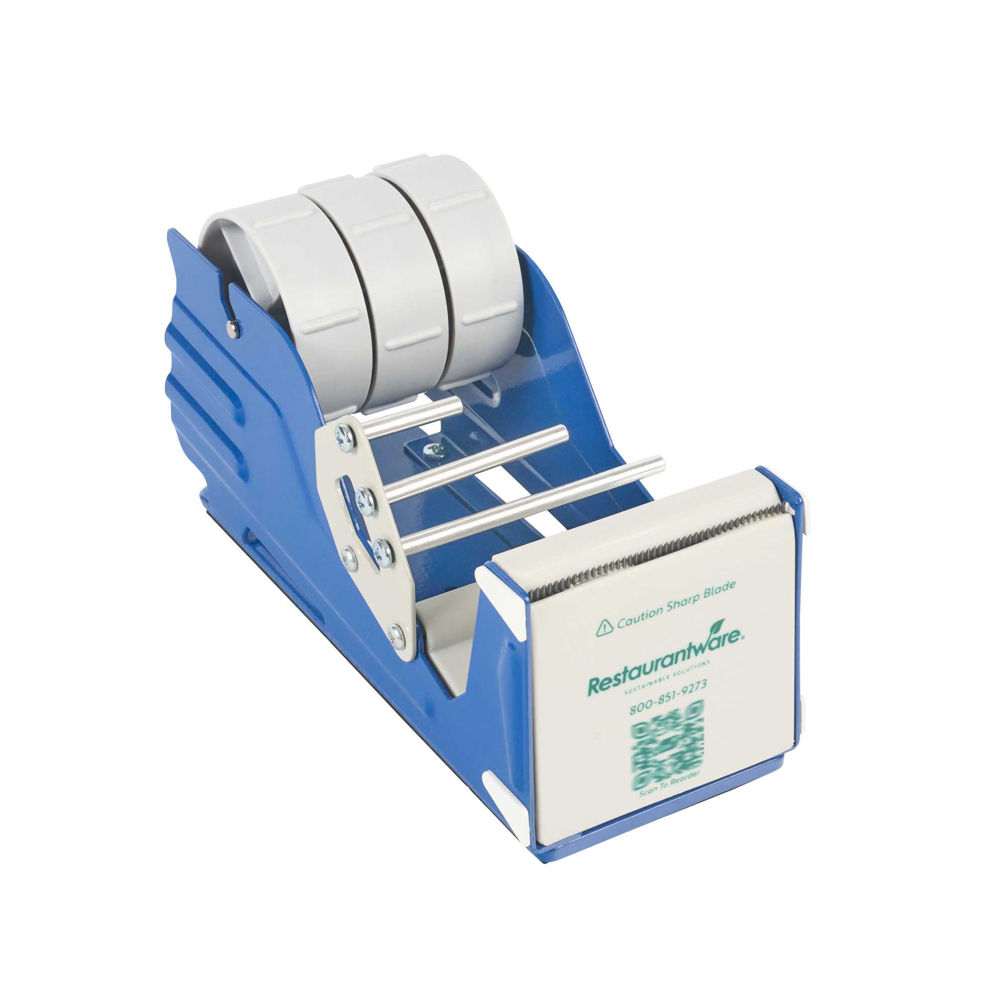 Handy Tek Manual Multi-Roll Tape and Label Dispenser - 3" Working Width - 9 1/2" x 4" x 5 1/4" - 1 count box