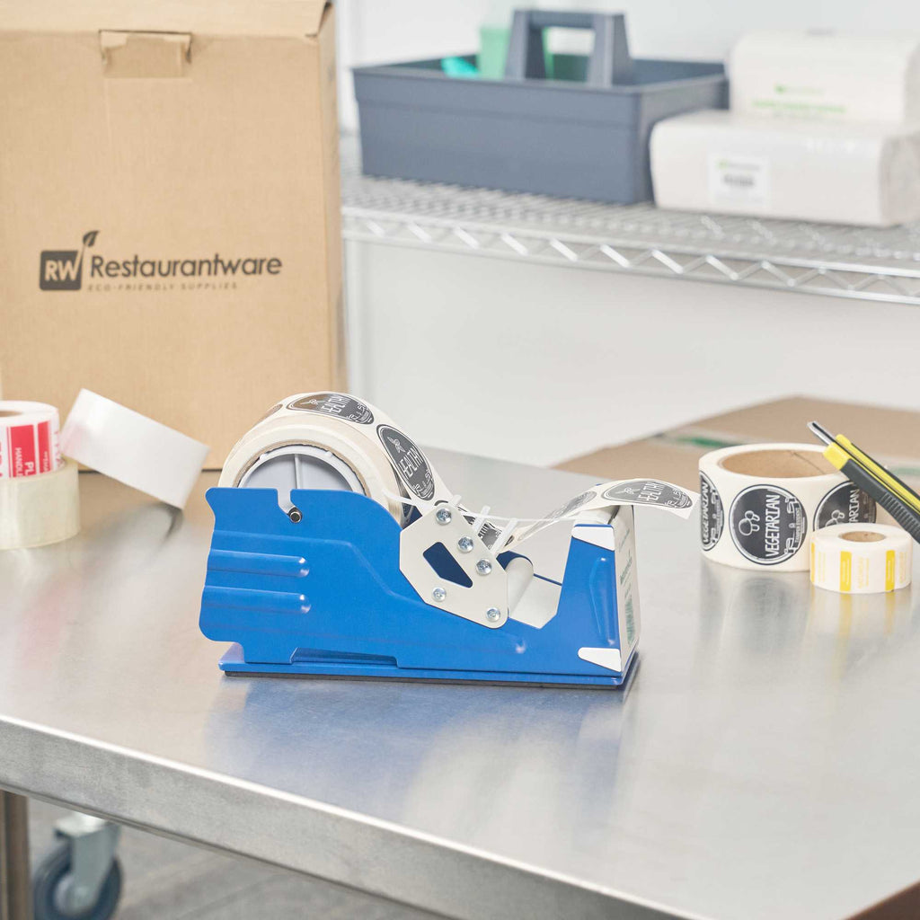 Handy Tek Manual Multi-Roll Tape and Label Dispenser - 3" Working Width - 9 1/2" x 4" x 5 1/4" - 1 count box