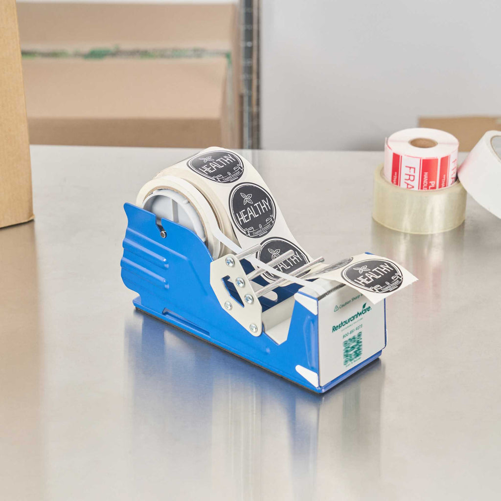 Handy Tek Manual Multi-Roll Tape and Label Dispenser - 3" Working Width - 9 1/2" x 4" x 5 1/4" - 6 count box