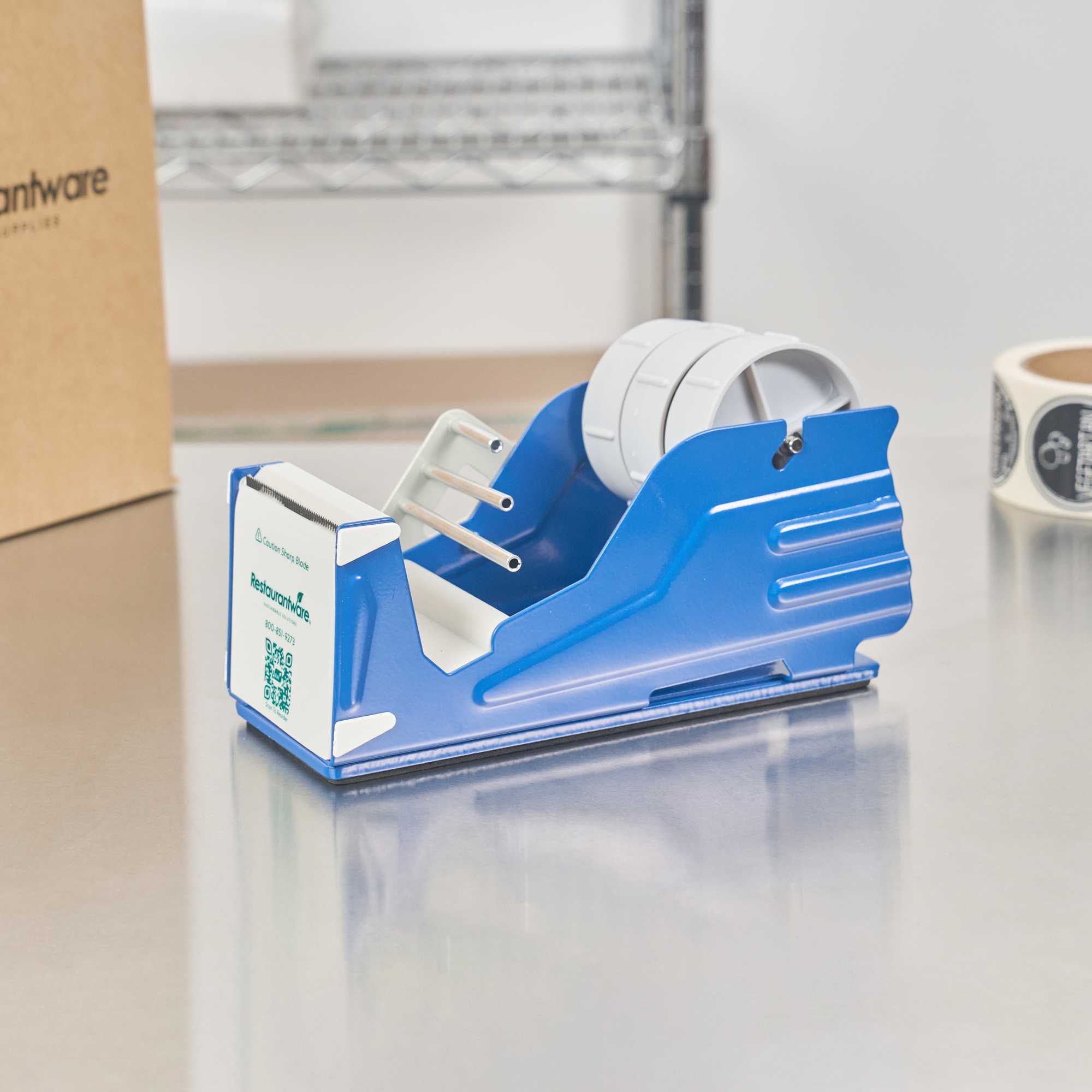 Handy Tek Manual Multi-Roll Tape and Label Dispenser - 3" Working Width - 9 1/2" x 4" x 5 1/4" - 6 count box