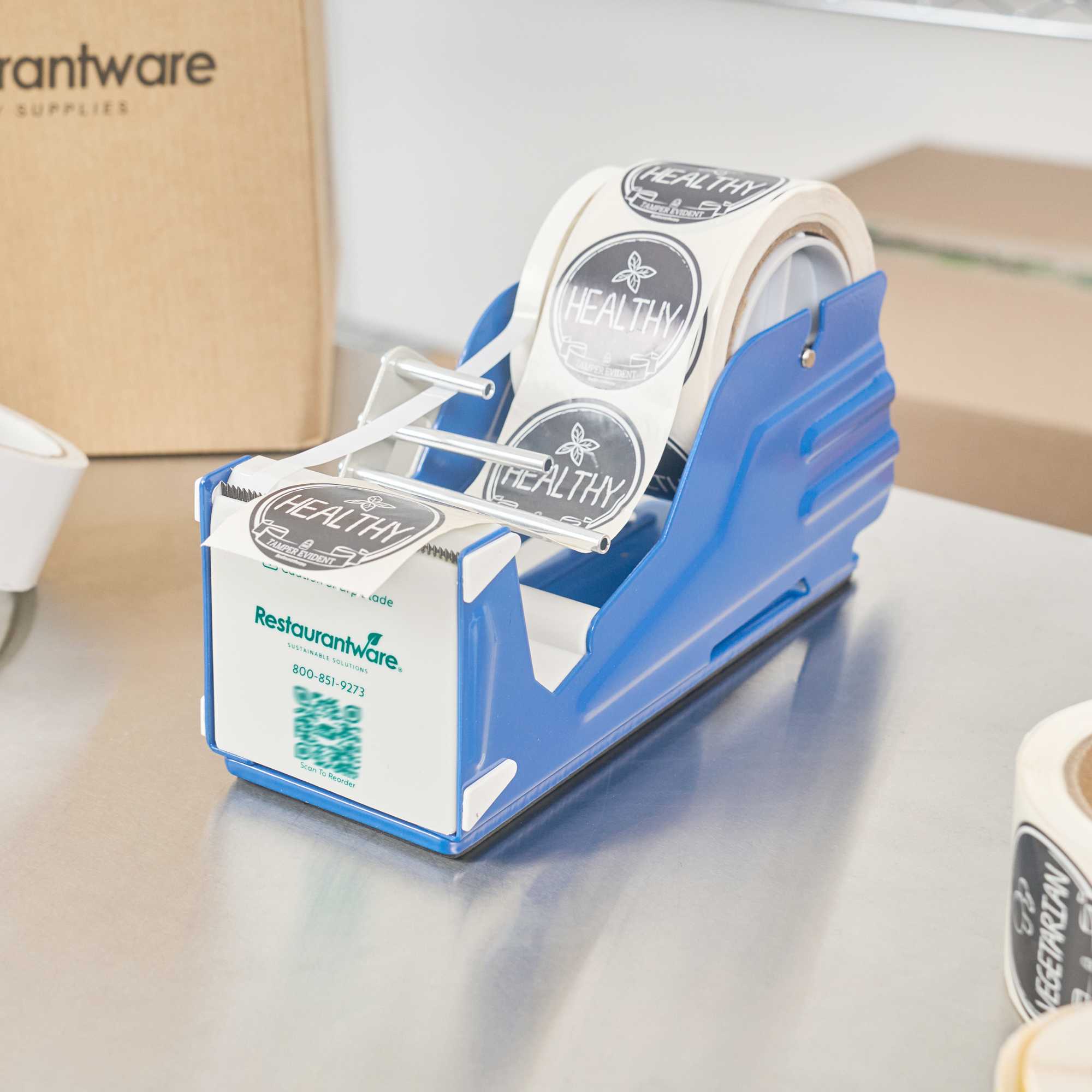 Handy Tek Manual Multi-Roll Tape and Label Dispenser - 3" Working Width - 9 1/2" x 4" x 5 1/4" - 6 count box