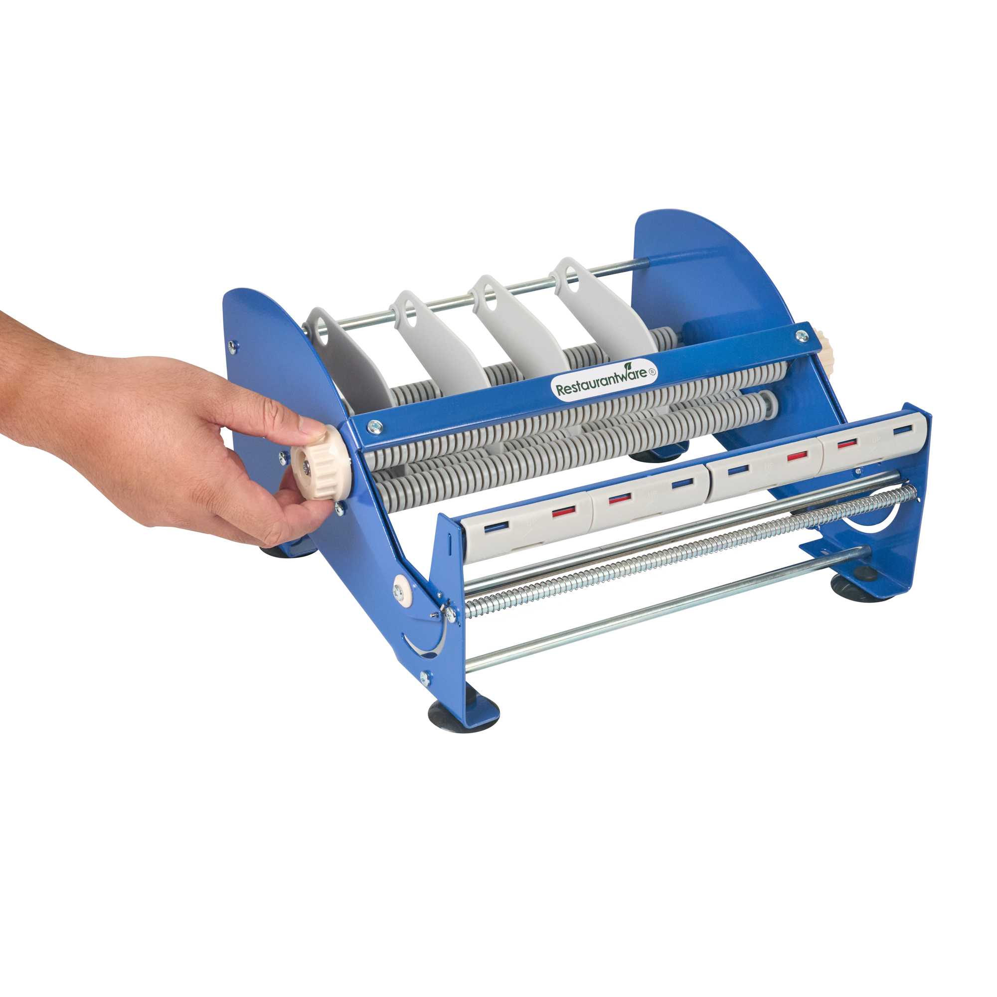 Handy Tek Manual Multi-Roll Tape and Label Dispenser - 12" Working Width - 14 1/2" x 13 1/2" x 7" - 3 count box