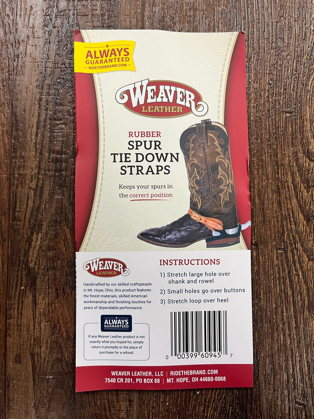 Spur Tie Down Strap
