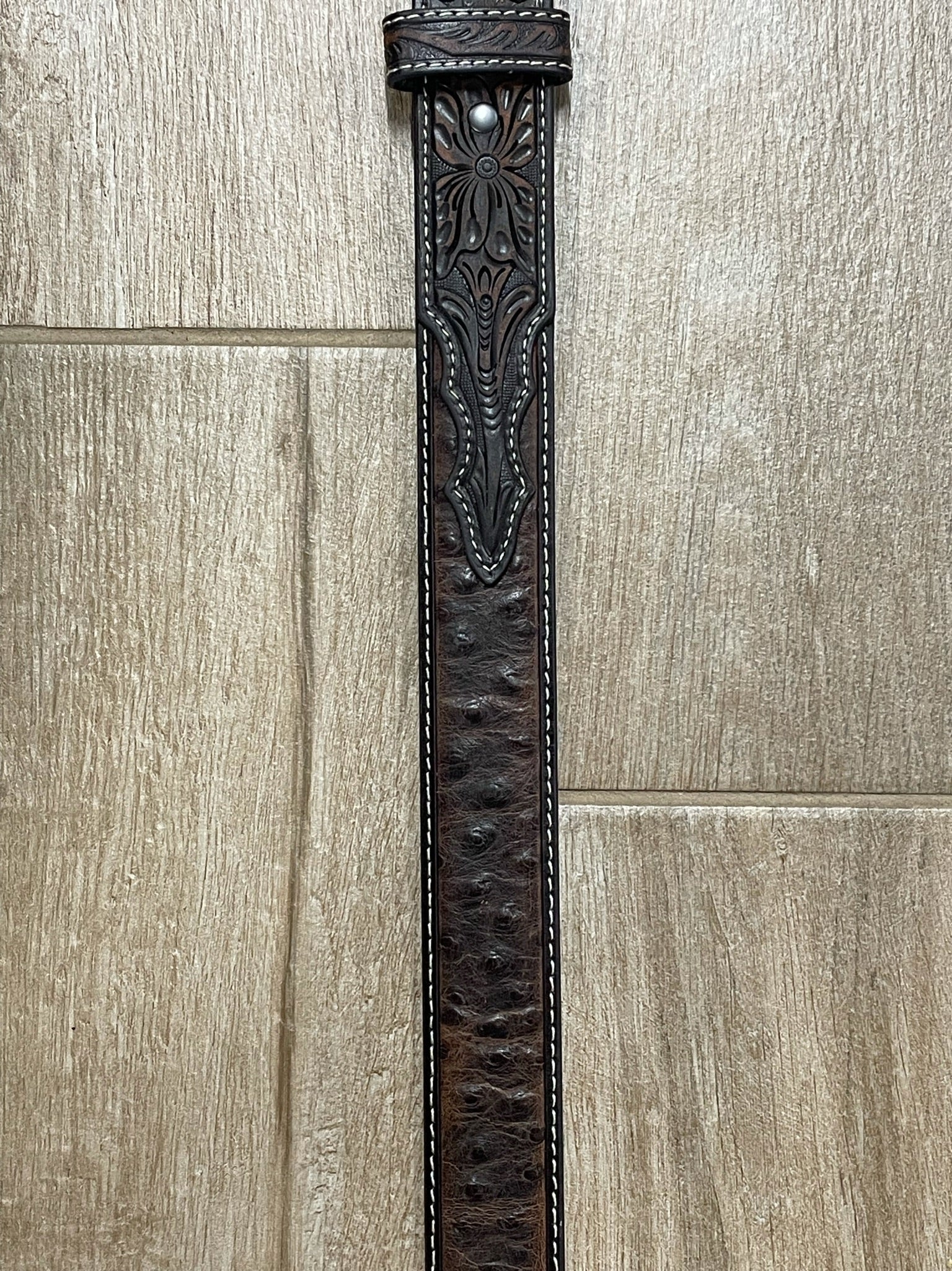 Ostrich Belt | Ariat Mens