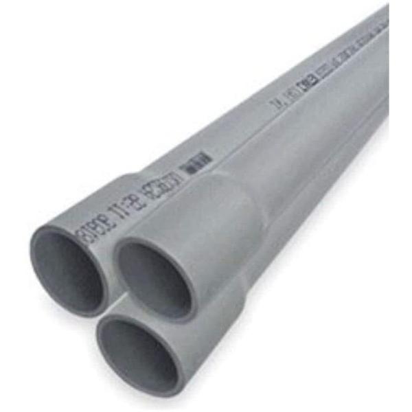 VENTRAL Electrical Wire Conduit Schedule 40 Pipe 2 PCS X 5FT PVC 1-1/4" Inch (1.25)