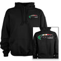 Rugged Radios MEXICAN FLAG Pullover Hoodie - Black - XL
