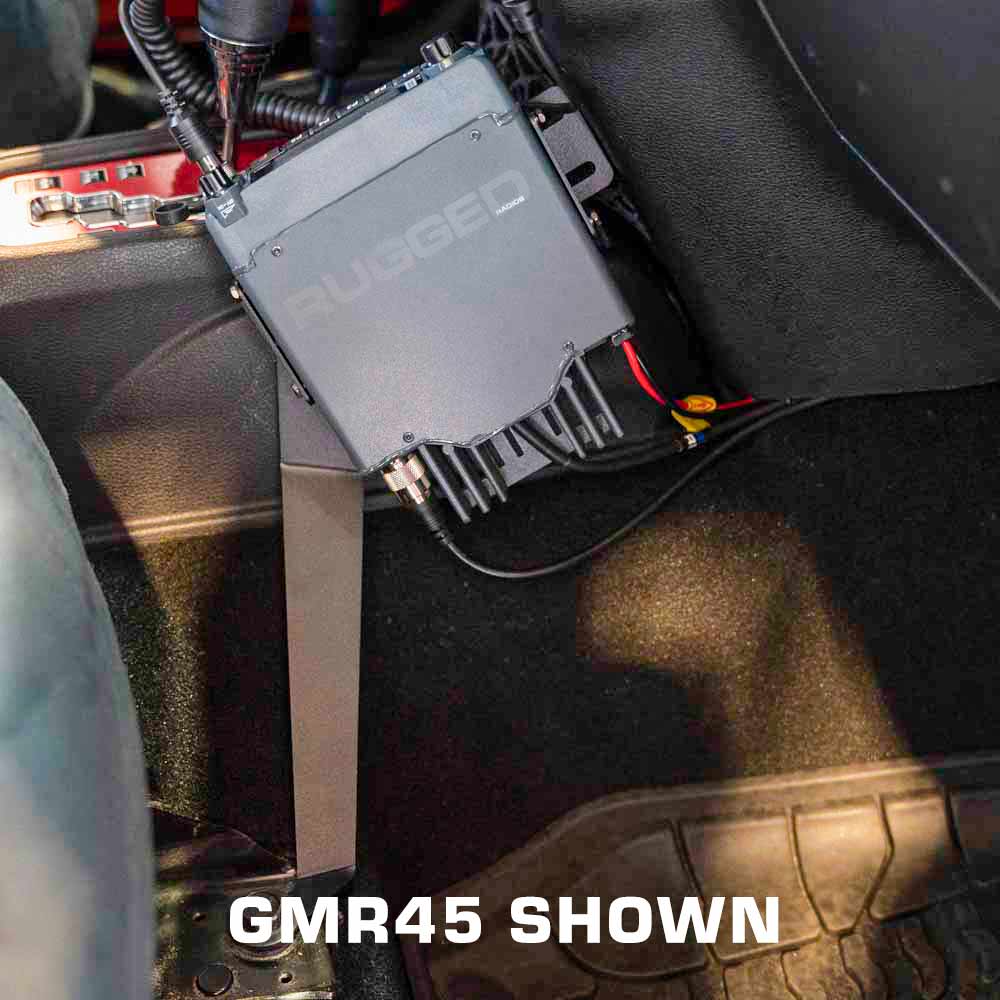 GMRS Mobile Radio Kit for Jeep Wrangler TJ LJ and JK - JK 2-Door (07-10) and JKU 4-Door (07-19) / G1 Waterproof