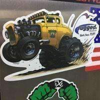 Rugged Radios  32 Die Cut Sticker