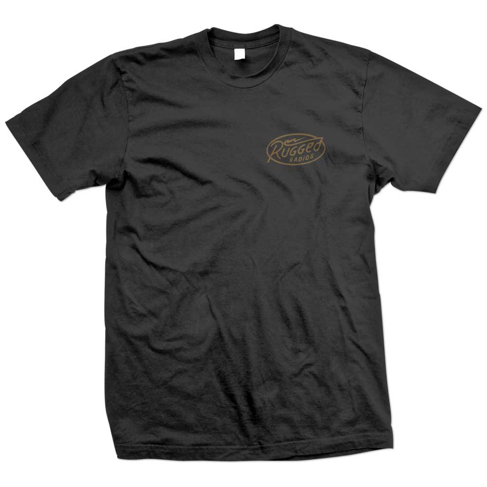 Rugged Radios BOLT T-Shirt - Black - Large