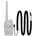 Select Handheld Radios Coil Cord - Vertex Bolt On
